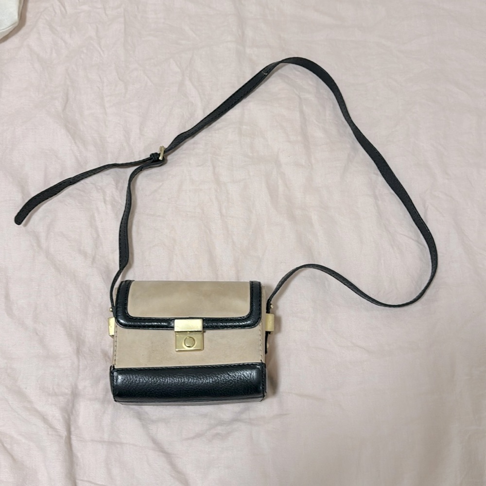 Zara - Used leather box purse